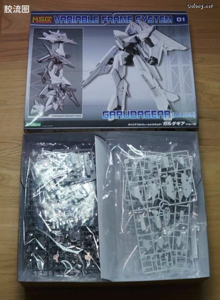 寿屋 M.S.G 模型配件 Variable frame system(可变框架系统) 01 迦楼罗机甲[白鲸] - 图片